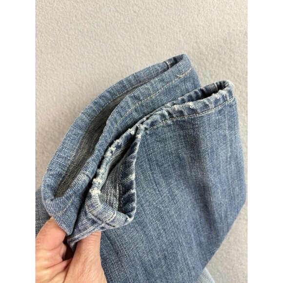 Levis 501 Jeans 34x27 Blue Button Fly Regular Fit Straight Leg Light Tag 34x30 - Picture 15 of 15